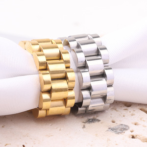 Geometric Stainless Steel Bracelet 10Mm Women's <b>Gift</b> Jewelry Gold Silver Color Minimalist Fashion Bangles - Product Image 3