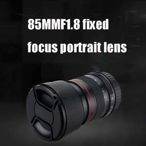 Objectifs d'appareil photo à mise au point manuelle Téléobjectif 85 mm F1.8 Objectif fixe pour <span class=keywords><strong>Canon</strong></span> EOS Rebel 7, T7i, T6, T6i, T5, T5i, SL2, 80D, 77D, 1500D - Product Image 2