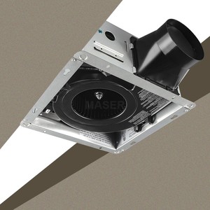 Kipas pembuangan uap kamar mandi, Super senyap 110 CFM 30W 12 inci Motor AC DIY kipas ventilasi untuk kamar mandi Shower daftar ETL penggunaan rumah tangga