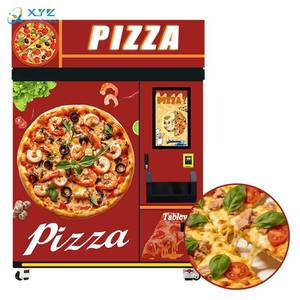 XYZ Sdk High Traffic Capacity 24hr Automated Kiosk Topping Selection Strong <b>Heater</b> Pizza Vending Machine Supplier - Product Image 2
