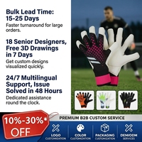 Guantes de Portero de Fútbol Unisex al por Mayor con Descuento del 10%-30%, de Goma Gruesa, Antideslizantes, Protectores, Transpirables y Duraderos