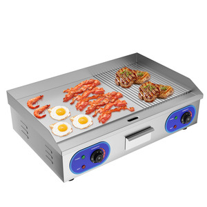 Plancha Eléctrica Antiadherente de Bajo Nivel de Humo, Ideal para Uso <span class=keywords><strong>Comercial</strong></span>, Estilo McDonald's - Product Image 1