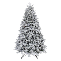 Sapin de Noël artificiel de qualité supérieure, pliable, ignifuge, en PE et PVC, adapté aux animaux domestiques, vendu directement d'usine, modèle 2025