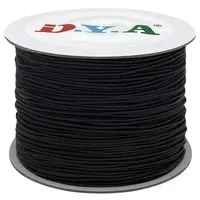 Corda elastica da 1.2mm corda elastica rotonda bianca nera rotonda