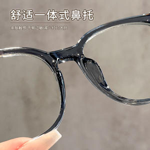 Montures de lunettes ovales Danyang 72038 pour femmes, monture large en plastique TR90 rétro pour myopie - Product Image 2