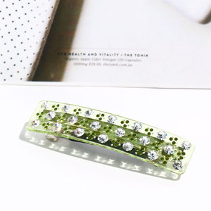 Pasadores decorativos de alta calidad con diamantes de imitación para mujer, pasadores de diamante, clip para el pelo de chica ostentosa - Product Image 2