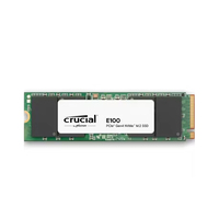 Penting E100 SSD 480GB Hard Drive 1TB PCIe 4.0 Gen4 SSD 2280 NVMe M.2 Upto 5000MB/dtk SSD Internal untuk Desktop dan Laptop