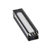 Étui Mezuzah transparent en acrylique-Lucite Design étanche Judiaca Gifts Modern Home Prosperity Decor Scroll Case