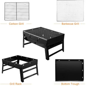 Estufa de <span class=keywords><strong>barbacoa</strong></span> de carbono portátil para exteriores, miniparrilla plegable para Picnic, jardín, fiesta, cocina, <span class=keywords><strong>terraza</strong></span>, Camping, viaje - Product Image 3