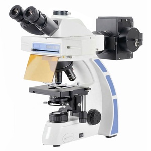 Kính hiển vi huỳnh quang thẳng đứng trinocular NK-X30FLT với đèn thủy ngân 100W - Product Image 1