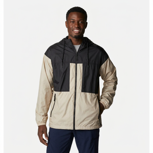 Men's Custom Logo Design Coated <b>Thin</b> Hooded Windbreaker <b>Jacket</b> Long <b>Waterproof</b> Street Wear for Outdoor Sports - Product Image 1