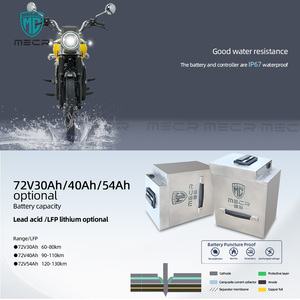 MECR CB ขายตรงจากผู้ผลิต มอเตอร์ไซค์ 72V 3000W กำลังสูง ระยะทางไกล สำหรับผู้ใหญ่ การขนส่ง V - Product Image 5