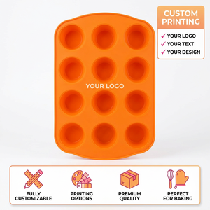Molde de Silicona para Pastel Personalizado, Libre de BPA, Ecológico, Antiadherente, Resistente al Calor, Reutilizable, de Grado Alimenticio, OEM, ODM, Forma y Color Personalizables - Product Image 1