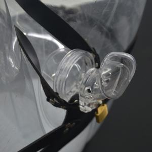 ร้านขายอุปกรณ์ทางเพศ <span class=keywords><strong>CB6000</strong></span> ร้านขายอุปกรณ์ทางเพศ Faak กรงครอบอวัยวะเพศชายแบบยาว 10 ซม. พร้อมห่วงสำหรับใส่ดิลโด้ กุญแจล็อคกรงครอบอวัยวะเพศชาย ทำจากพลาสติก พร้อมสายรัด - Product Image 5