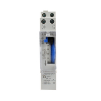Interruptor de Tiempo Programable SUL180A para Riel DIN de 24 Horas, Temporizador Astronómico Analógico, Interruptor de Control Electrónico de Tiempo