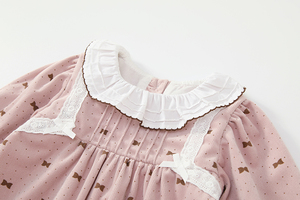 Pelele de bebé de otoño tejido ODM botón a presión poliéster/algodón niña recién nacida 6 meses ropa infantil al por mayor - Product Image 4