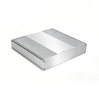 Boîtier en aluminium extrudé sur mesure, profil de dissipateur thermique, boîte de projet DIY, boîtier d'alimentation, boîtier en aluminium
