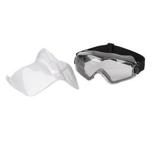 نظارات أمان مضادة للغبار CE <span class=keywords><strong>ANSI</strong></span> <span class=keywords><strong>Z87</strong></span>، إطار مقاوم للصدمات من مادة TPR، نظارات أمان للعمل والرماية - Product Image 6