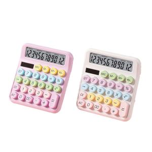 Calculadora Dopamine Color de 12 Dígitos, Alimentación Solar, Doble Fuente de Energía, Calculadora de Uso General para Estudiantes, Regalo - Product Image 2