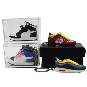 Wsnbwye Dunk Sneaker Sleutelhanger Anime Diy Fan Llaveros Mini Sneaker 3d Sport Sneaker Schoen Sleutelhanger