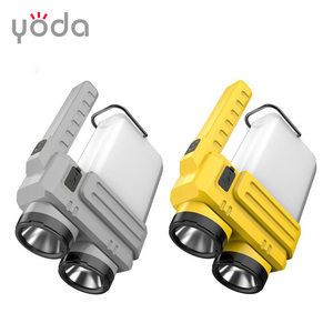 Nhựa cầm tay cầm tay loại C có thể sạc lại ngân hàng điện cắm trại Đèn LED Đèn Pin - Product Image 6