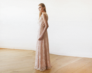 Abito senza maniche color blush # 1150 - Product Image 5