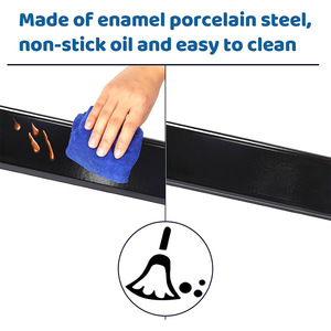 CH020 Pièce de rechange personnalisée pour barbecue, déflecteur de chaleur émaillé 7636, barres aromatisantes améliorées pour Weber <span class=keywords><strong>Spirit</strong></span> <span class=keywords><strong>2</strong></span> - Product Image 3