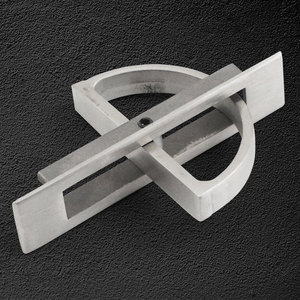 304 Stainless Steel Recessed Handle Rectangle Modern Minimalist Drawer Furniture Handle Storage Closet Use - Product Image 2