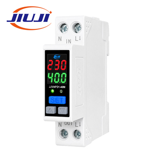 <span class=keywords><strong>Relais</strong></span> de protection de tension et de courant JIUJI 40A sur rail DIN, protection contre les surtensions et les sous-tensions 100 à 300V, 80 à 280V, avec fonction de temporisation à l'activation et de rappel d'alarme - Product Image 4