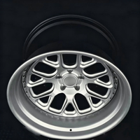 Nouvelles jantes en alliage d'aluminium forgé finition chrome à profil profond 18-20 pouces 5x108/114.3/120 compatibles avec E46/E92/M3/F80/F82/M4
