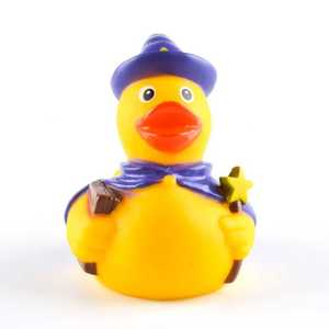 패턴 디자인을 포함한 대량 맞춤형 인쇄 PVC 고무 오리 모양의 욕조 목욕 완구 - Product Image 2