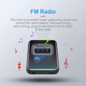 Reproductor MP3 M16 BT Personalizado, Reproductor de Libros Electrónicos y Vídeos MP4, IA Inteligente, Reducción de Ruido HD, Control por Voz, Batería de Larga Duración - Product Image 2
