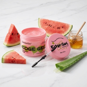 เจลจัดแต่งทรงผม Watermelon Edge Control  ยึดเกาะเส้นผมอย่างแข็งแรง ผสมว่านหางจระเข้ น้ำผึ้ง และสารสกัดจากต้นตำแย ช่วยลดผมชี้ฟู  เจลถักเปียและจัดแต่งทรงผมขอบเส้นผม แบรนด์ส่วนตัว - Product Image 6