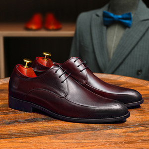 Chaussures Homme Rétro en Cuir Véritable DSYX, Respirantes et Légères, en Cuir de Vachette Sculpté, Style Commercial, Collection Automne - Product Image 2