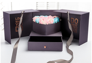 Caja <span class=keywords><strong>de</strong></span> regalo <span class=keywords><strong>de</strong></span> flores preservadas <span class=keywords><strong>para</strong></span> el Día <span class=keywords><strong>de</strong></span> <span class=keywords><strong>San</strong></span> Valentín, caja <span class=keywords><strong>de</strong></span> lujo con forma <span class=keywords><strong>de</strong></span> corazón <span class=keywords><strong>para</strong></span> flor, chocolate, cosméticos, Pintalabios - Product Image 4