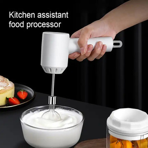 USB Electric <b>Hand</b> Mixer with 3 Speed Handheld Garlic Meat Food <b>Chopper</b> Egg Beater Glass Cup Featuring Beater Ejector Button - Product Image 2