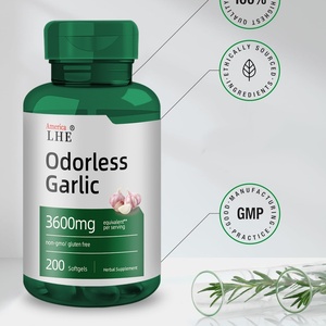 Suplemento Diario de Cápsulas Blandas de Ajo sin Olor para la Salud del Corazón, para Hombres y Mujeres, Extractos Vegetales de Ajo sin Olor - Product Image 4