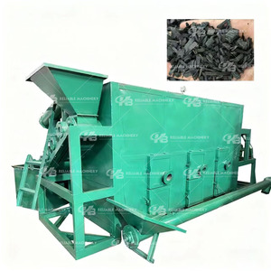 Four à carbonisation de grande capacité, biomasse, coques de riz, sciure de bois, avec moteur pour la fabrication de charbon à chicha - Product Image 2