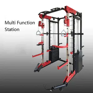 Kommerzielle Verwendung Gym Power Cage Multifunktion station Smith Machine Fly Bird Cable Crossover Machine