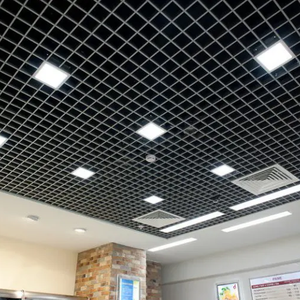 Ce Quality Standard Aluminum Suspended Grille <strong>Ceiling</strong> Aluminum Suspended Open Cell Grid Metal <strong>Ceiling</strong> - Product Image 2