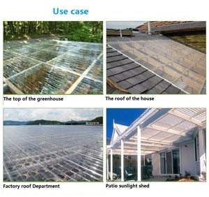 Cách Điện Rõ Ràng Nhựa Sheets Sóng Polycarbonate Lợp Panels Đối Với Nhà Kính - Product Image 5