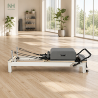 Reformer Pilates Commercial en Bois Multifonctionnel Portable pour la Rééducation et l'Entraînement en Studio ou à Domicile
