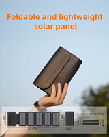 Panneaux solaires portables pliables 10W, pack de charge avec câble de charge intégré, cordon, étanche, durable, pour le camping en plein air et la randonnée