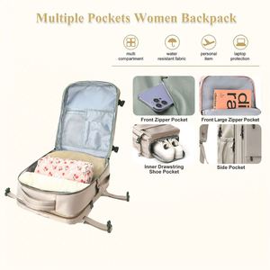 Customized Leisure Multi-pocket Backpack High Quality Large-Open Outdoor Travel Rucksack Dry Wet Separation Backpack <b>Bag</b> - Product Image 2
