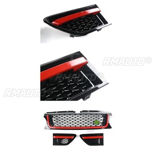 สำหรับ Range Rover Sport 2010-2013 อุปกรณ์ตกแต่งรถยนต์ กระจังหน้ารถยนต์ กระจังหน้าแบบแข่ง กระจังหน้ากันชนหน้า ชุดแต่งกันชนหน้า - Product Image 6