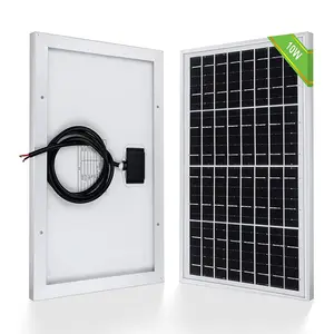 原始设备制造商尺寸12v太阳能套件10W 20W 50W 100光伏电池板汽车开门器电气围栏太阳能灯