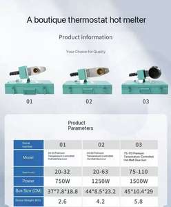 Machine de soudage par fusion bout à bout pour tuyaux HDPE et PP, 20~110 mm - Product Image 3