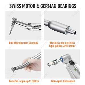 Sistema de Motor para Implantes Dentales en Oferta con Reducción de 20:1 y Contraángulo / Máquina para Implantes Dentales - Product Image 3