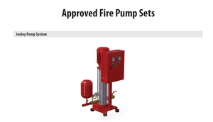 Conjunto de Bomba Contra Incendios Eléctrica Ulfm Aprobado por NFPA20, Conjuntos de Bombas Contra Incendios con Controlador - Product Image 5