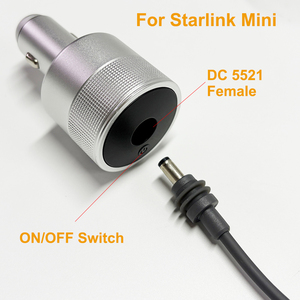 <span class=keywords><strong>Adaptador</strong></span> de Cargador para <span class=keywords><strong>Auto</strong></span> de <span class=keywords><strong>12V</strong></span> 24V a 30V 2A para Starlink Mini con Puerto DC5521, Convertidor de Voltaje Automotriz para Starlink V4 - Product Image 3